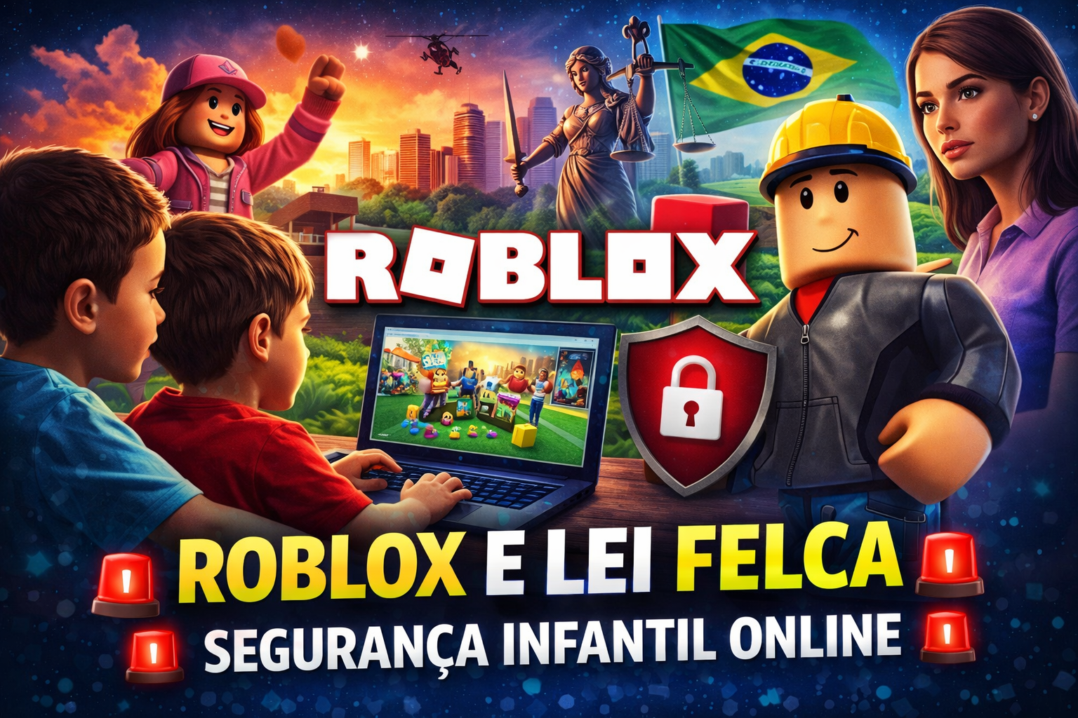 🎮 Roblox e a Lei FELCA: O Que os Pais Precisam Saber Sobre Segurança Digital